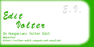 edit volter business card